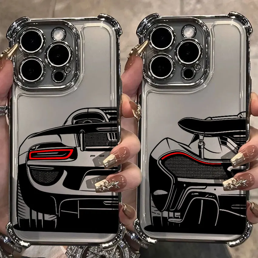 

Cool Line Sports Car Male Love Case For Samsung Galaxy A56 A57 A55 A54 A53 A37 5G A36 A17 A34 A35 A26 A25 A16 A06 A07 Phone Cove