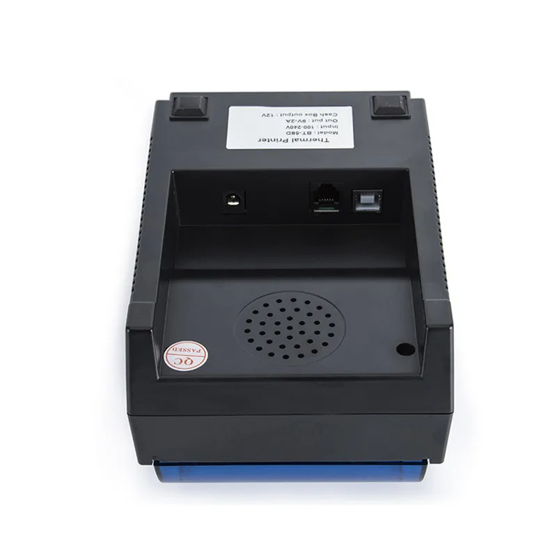 Impressora térmica de recibos usb bluetooth 58mm compatível com conjunto de comandos de impressão esc/pos restaurante varejo impressora de contas de 2 polegadas