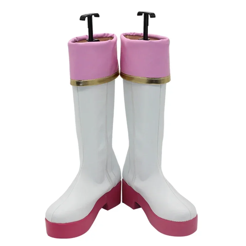 Gioco Pretty Derby Sakura Laurel Scarpe Cosplay Scarpe in pelle PU Stivali di carnevale di Halloween Cosplay Prop su misura