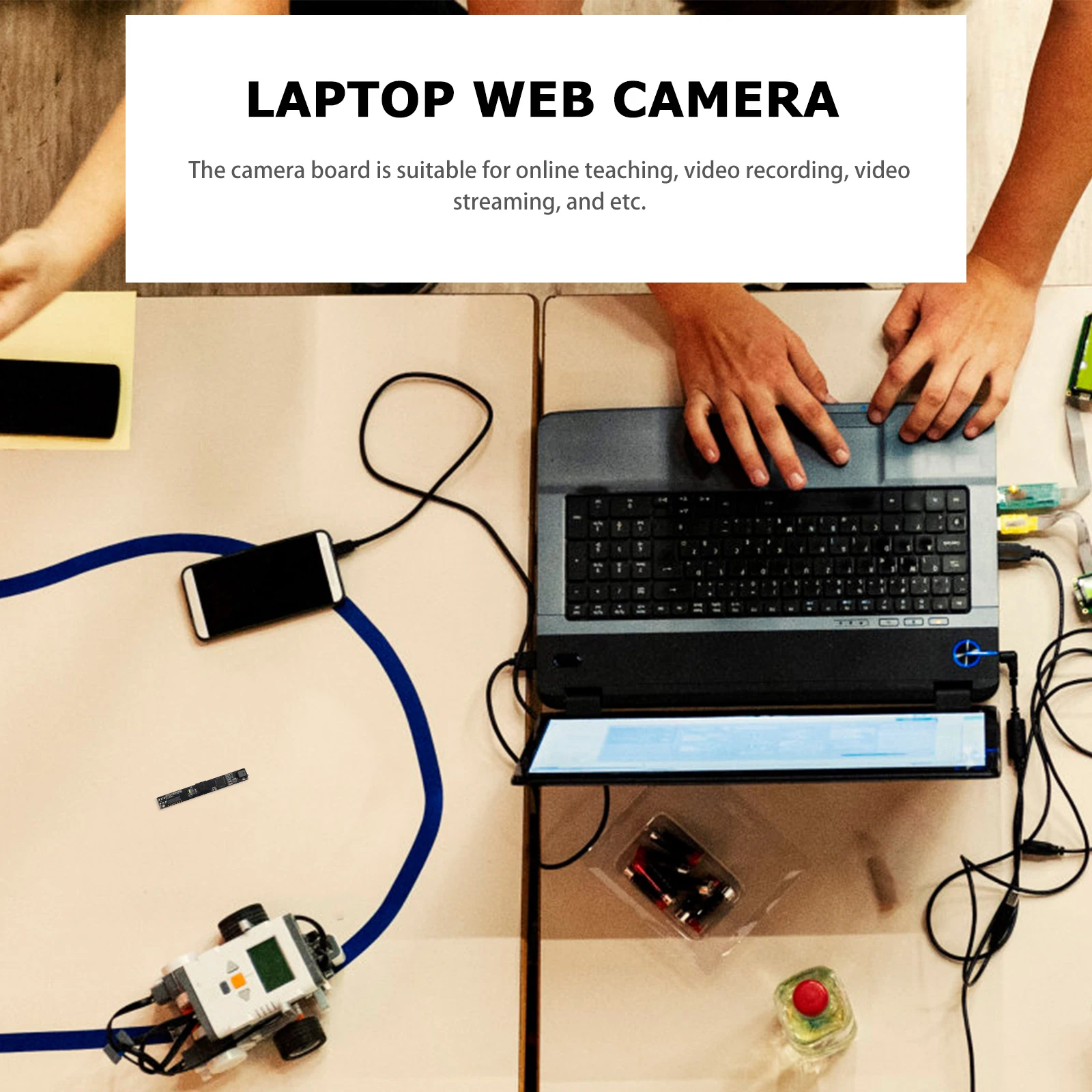 

Webcam Video Streaming Laptop Part Mini Replacement Notebook Camera Board Metal for Practical