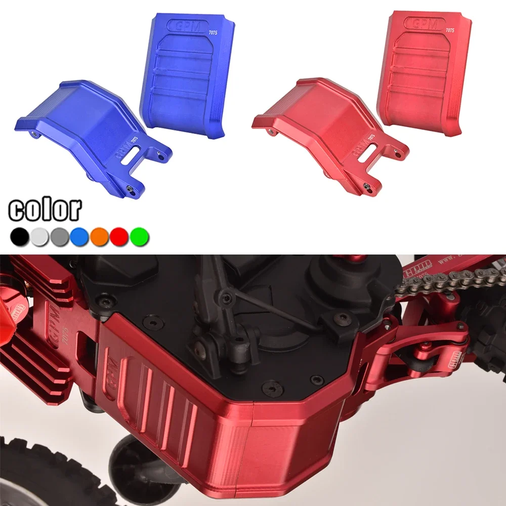 GPM Metal Aluminum Alloy 7075 Skid Plates LOS264001 for LOSI 1/4 PROMOTO-MX MOTORCYCLE LOS06000 LOS06002 Upgrade Accessories