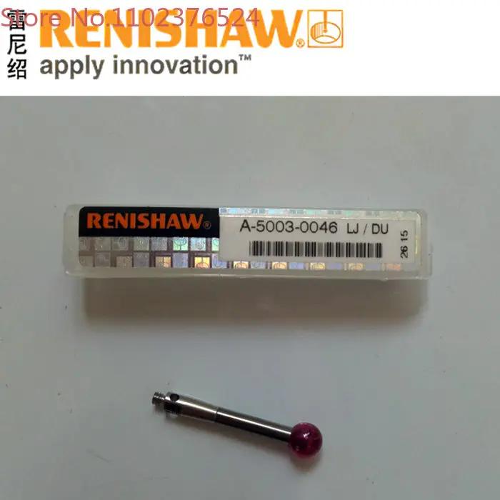 Renishaw UK three coordinate measuring needle A-5003-0046 probe Ruby probe