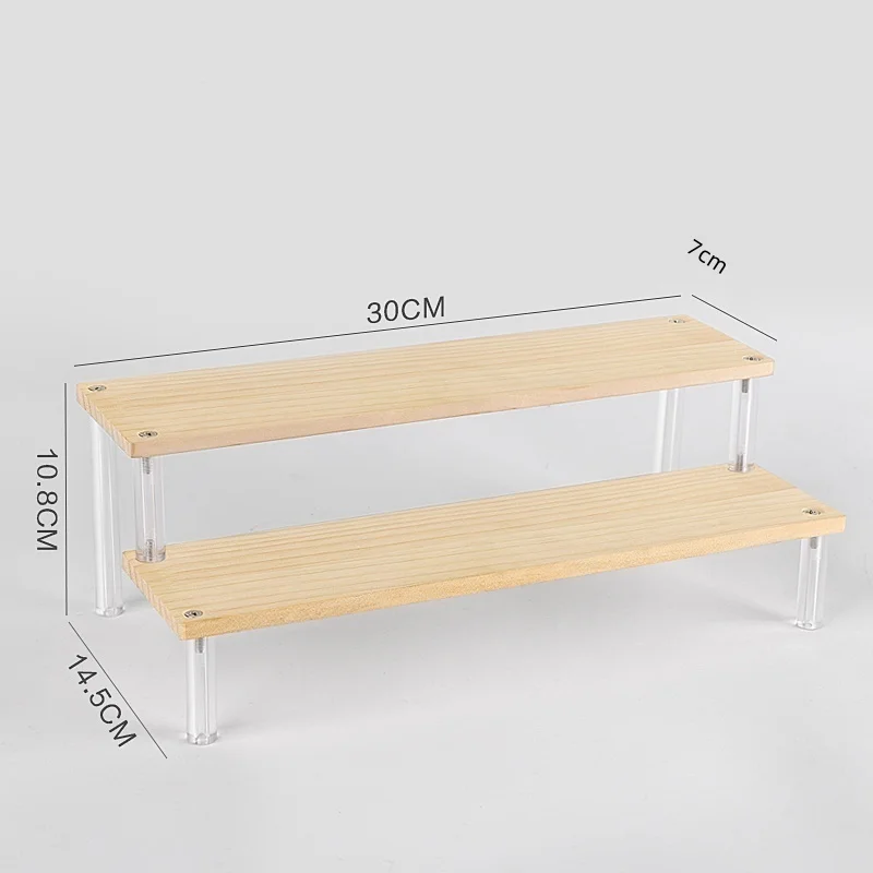Helder acryl displaystandaard voor anime figuren cupcake plank organisator desserts houder juwelen display stijgbuizen standaard parfumstandaard