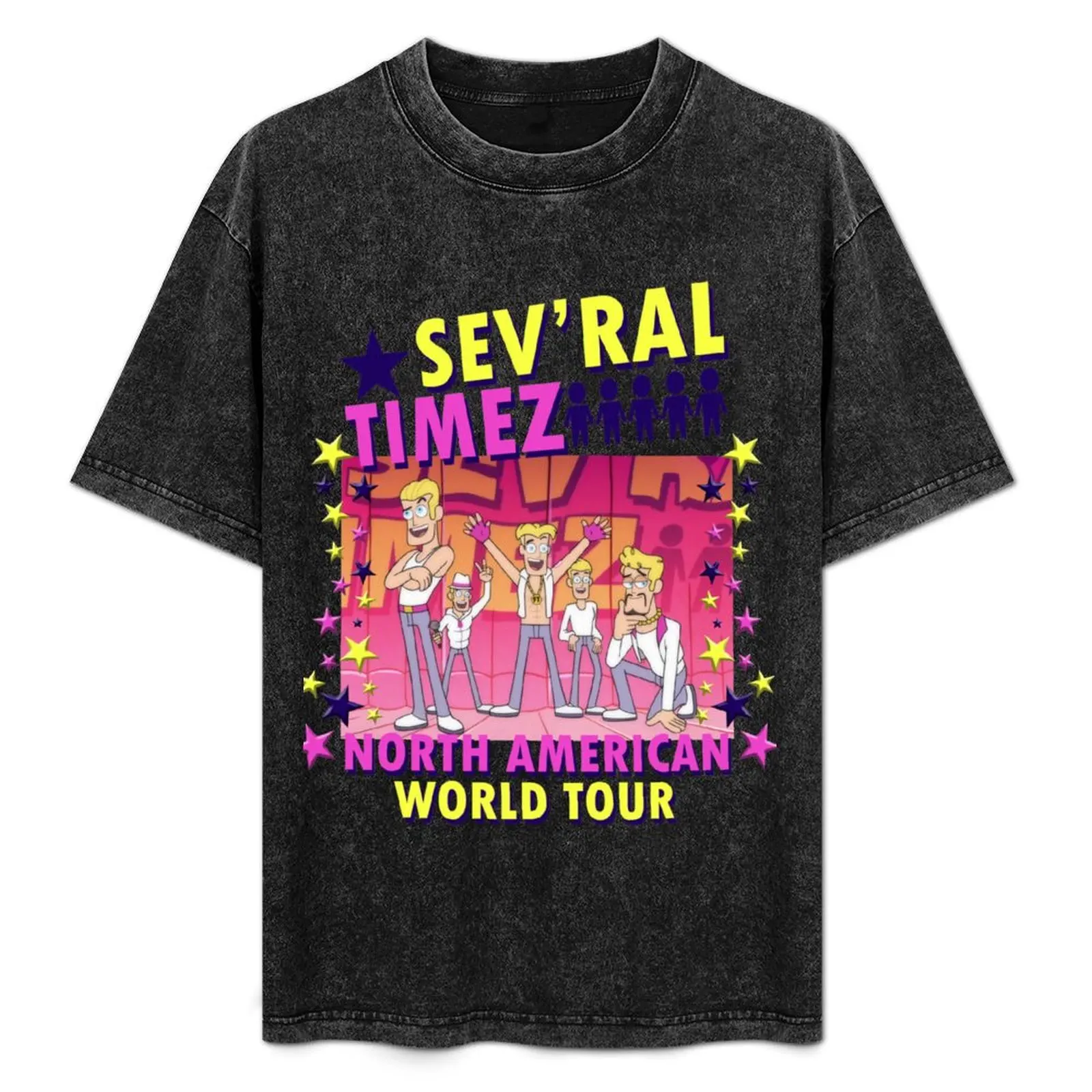 

Sev'ral Timez Tour Merchandise T-Shirt Worker Basic Short Sleeve Tee