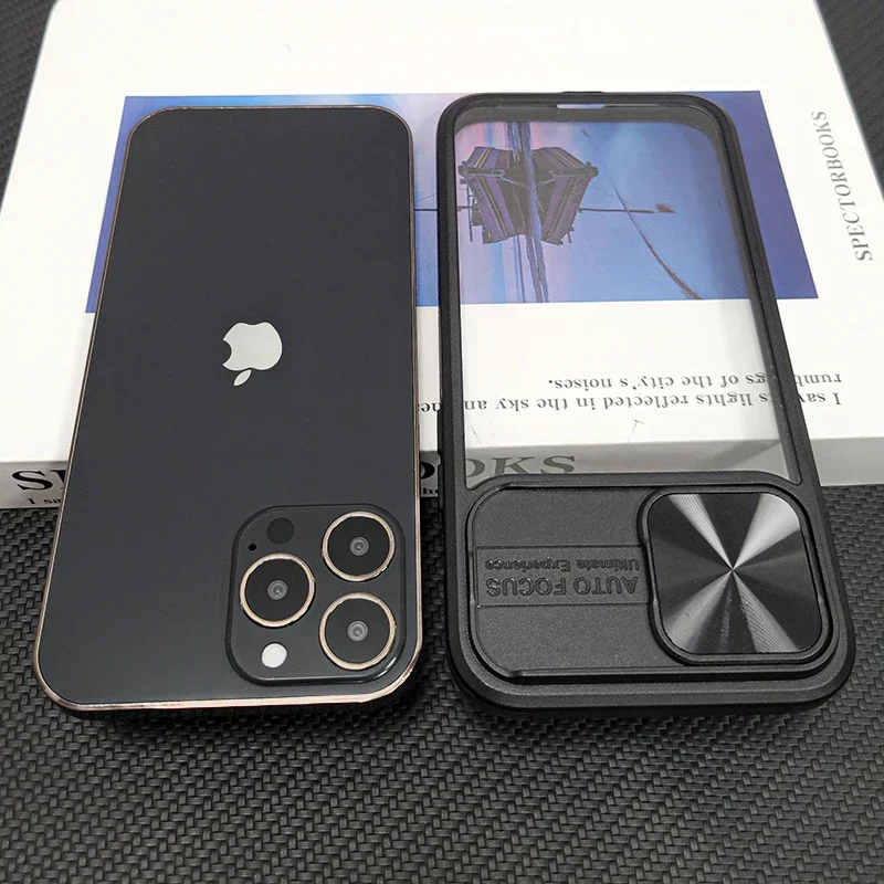 Luxury Transparent Hard Case For iPhone 15 14 13 12 11 Pro Max 15Pro Clear Shockproof Armor Protective Phone Bumper Shell Covers