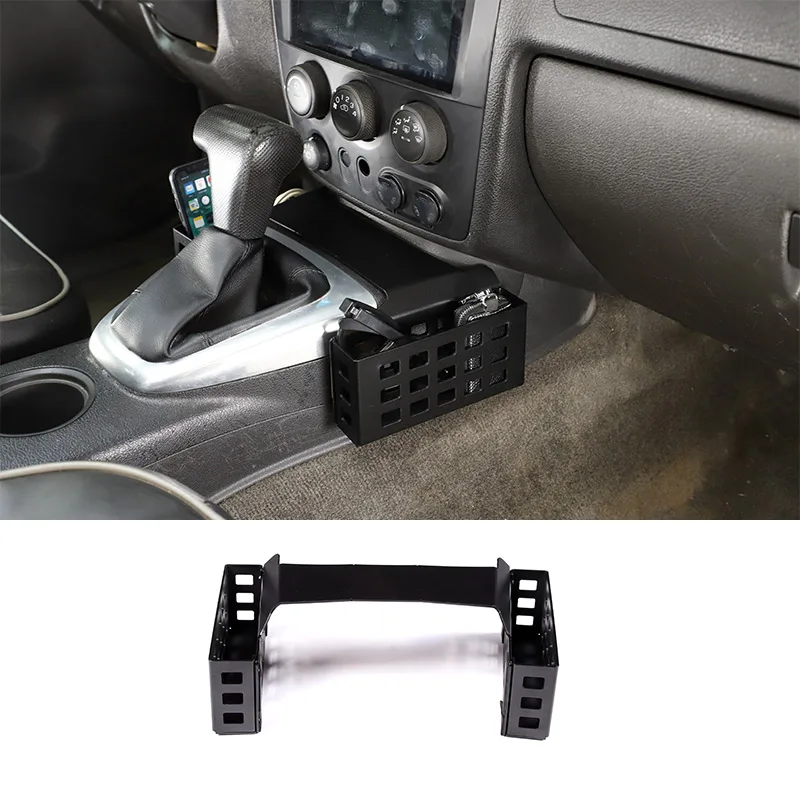 

Для Hummer H3 2005-2007 автомобильный центральный стеллаж для хранения с обеих сторон многофункциональная корзина для хранения автомобильных аксессуаров