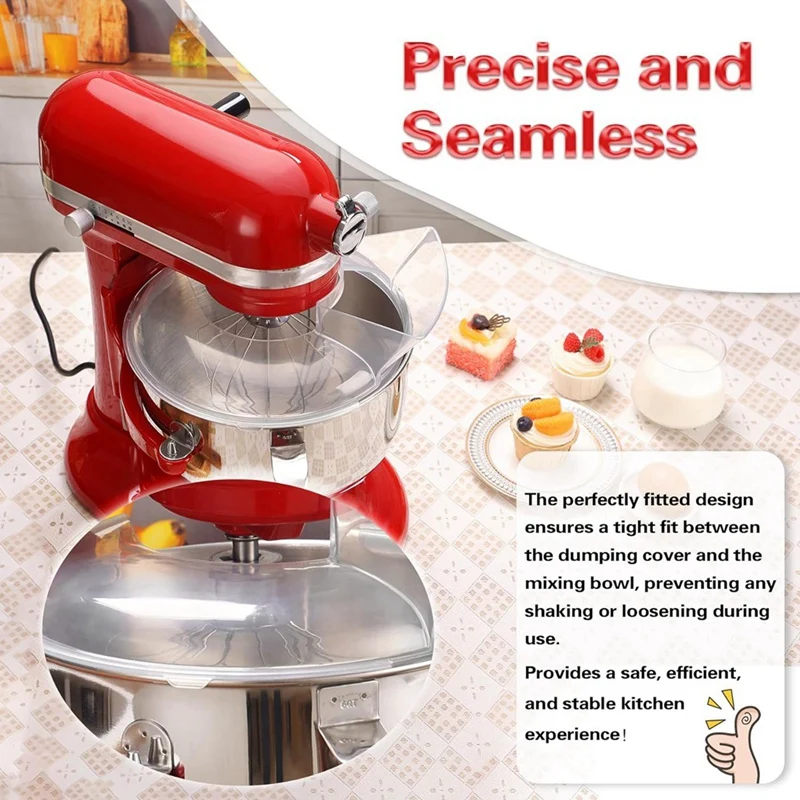 خلاط بوعاء من الفولاذ المقاوم للصدأ ، درع صب ، ملحقات المطبخ ، واقي رش ، كوارت ، 6 قيراط ، 7 قيراط ، 8 قيراط