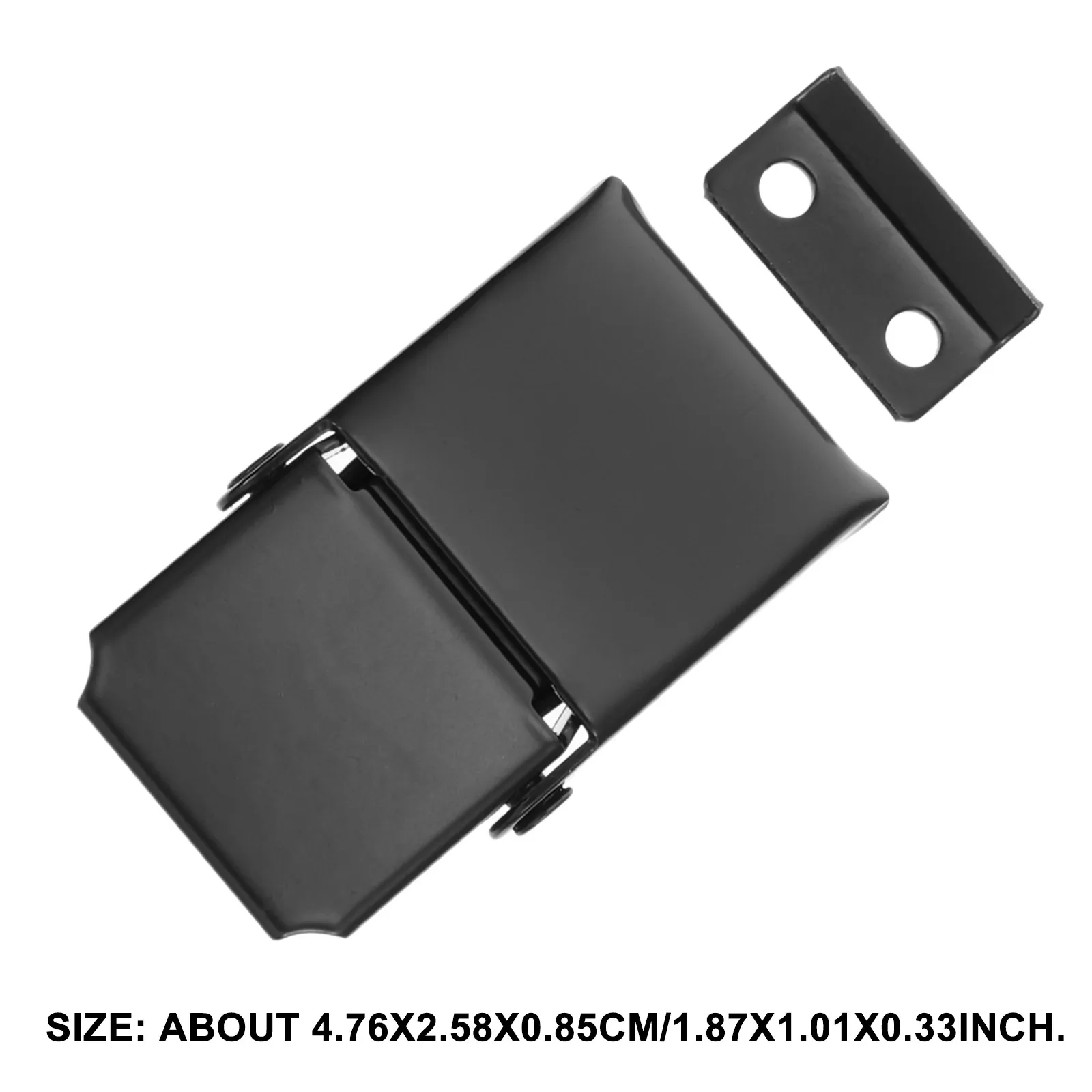 2Pcs Heavy Duty Stainless Steel Loaded Hasp Buckle Easy Install for Packing Boxes Storage Cases Cabinet Doors Locker Latches
