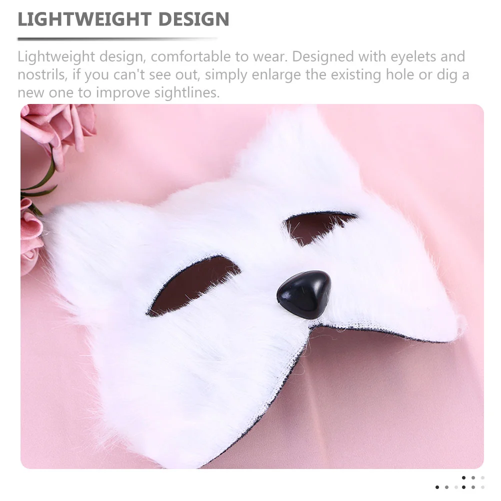 Maschera di volpe Maschere di polpa vuote fai-da-te per feste Dipinto a mano Spettacolo teatrale Prom Masquerade Bulk Women Craft Blanks