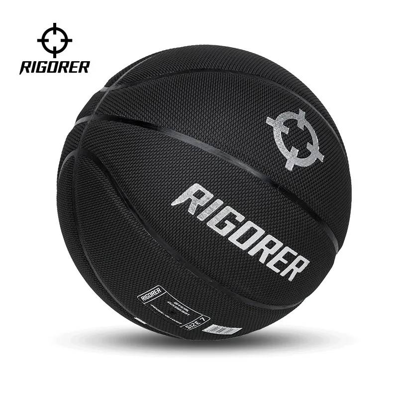 RIGORER Basketball No.7 Wear-resistant Ball Anti Slip Black technology  Indoor and Outdoor Specialized Basketball