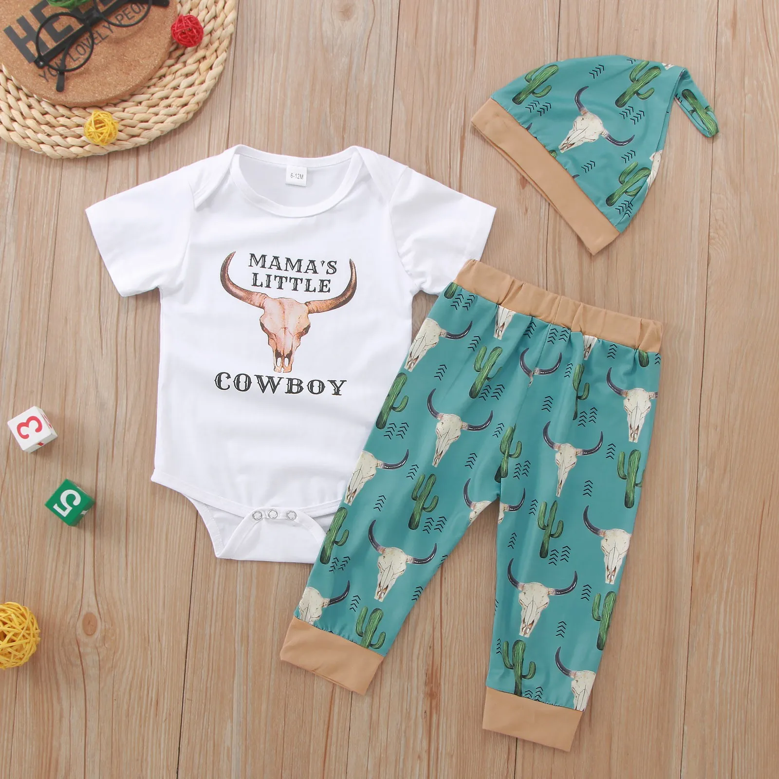 

Летние повседневные комплекты для мальчиков и девочек, комбинезон с короткими рукавами для новорожденных, топы и шорты, шапки, 3 предмета для детей 0–3 месяцев, 6 месяцев, 12 месяцев