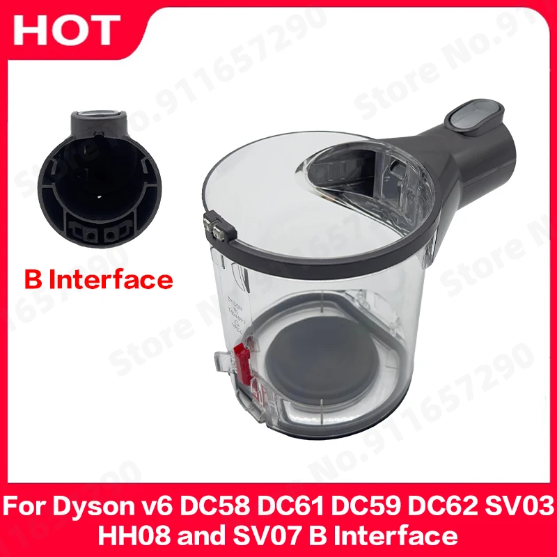 Do Dyson v6 DC58 DC61 DC59 DC62 SV03 HH08 i SV07 Części zamienne B Zespół kosza pojemnika / akcesoria do pojemników na brud