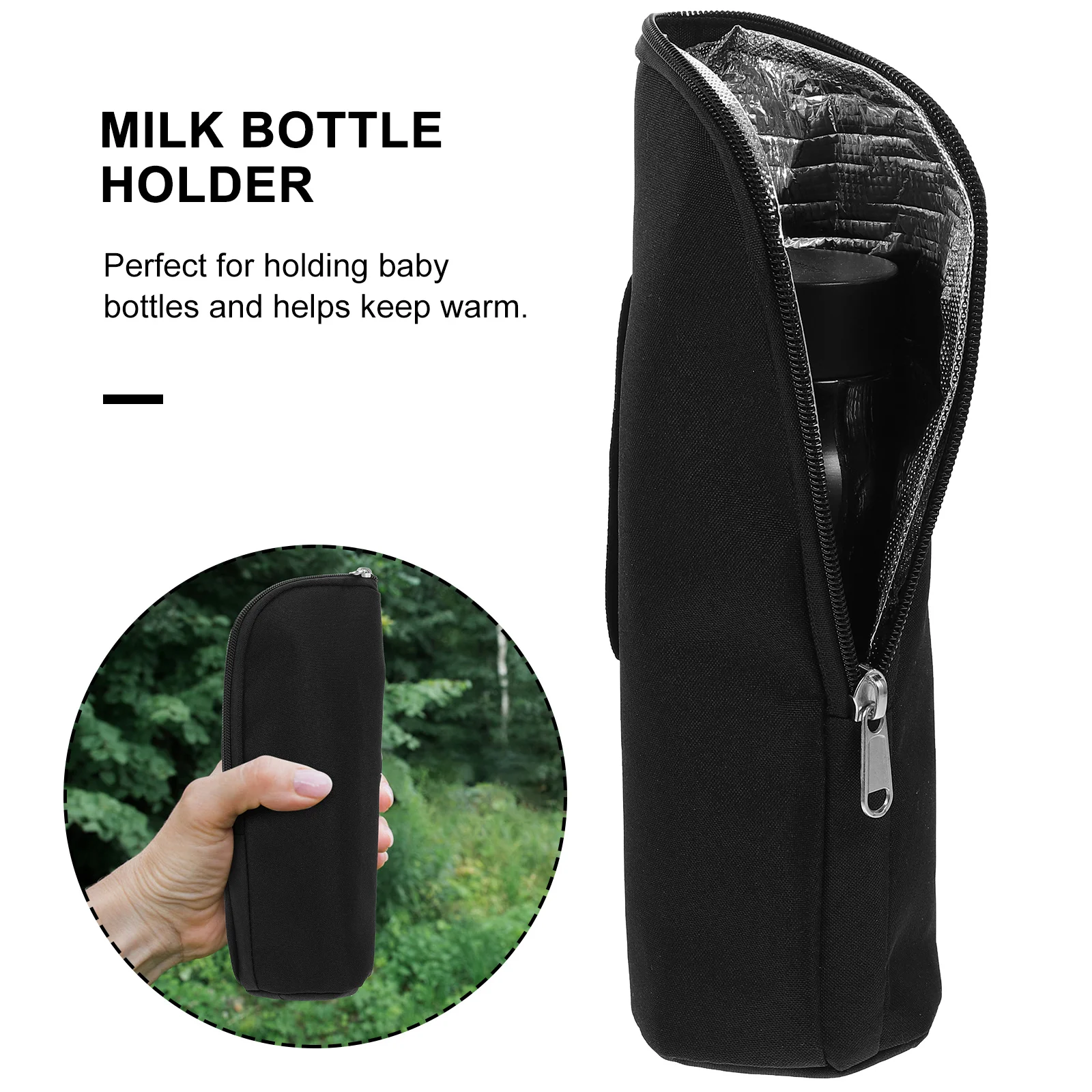 

Детская изолированная сумка для бутылочек Премиум Прочная термосумка-холодильник для грудного молока Ручной ремень Держатель для бутылочки для коляски Практичное использование