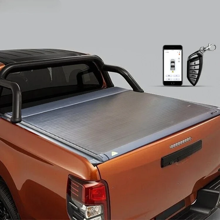 

Roll Up Hard Truck Bed Cover Waterproof Pickup Electric Tonneau Cover For Triton L200 2006