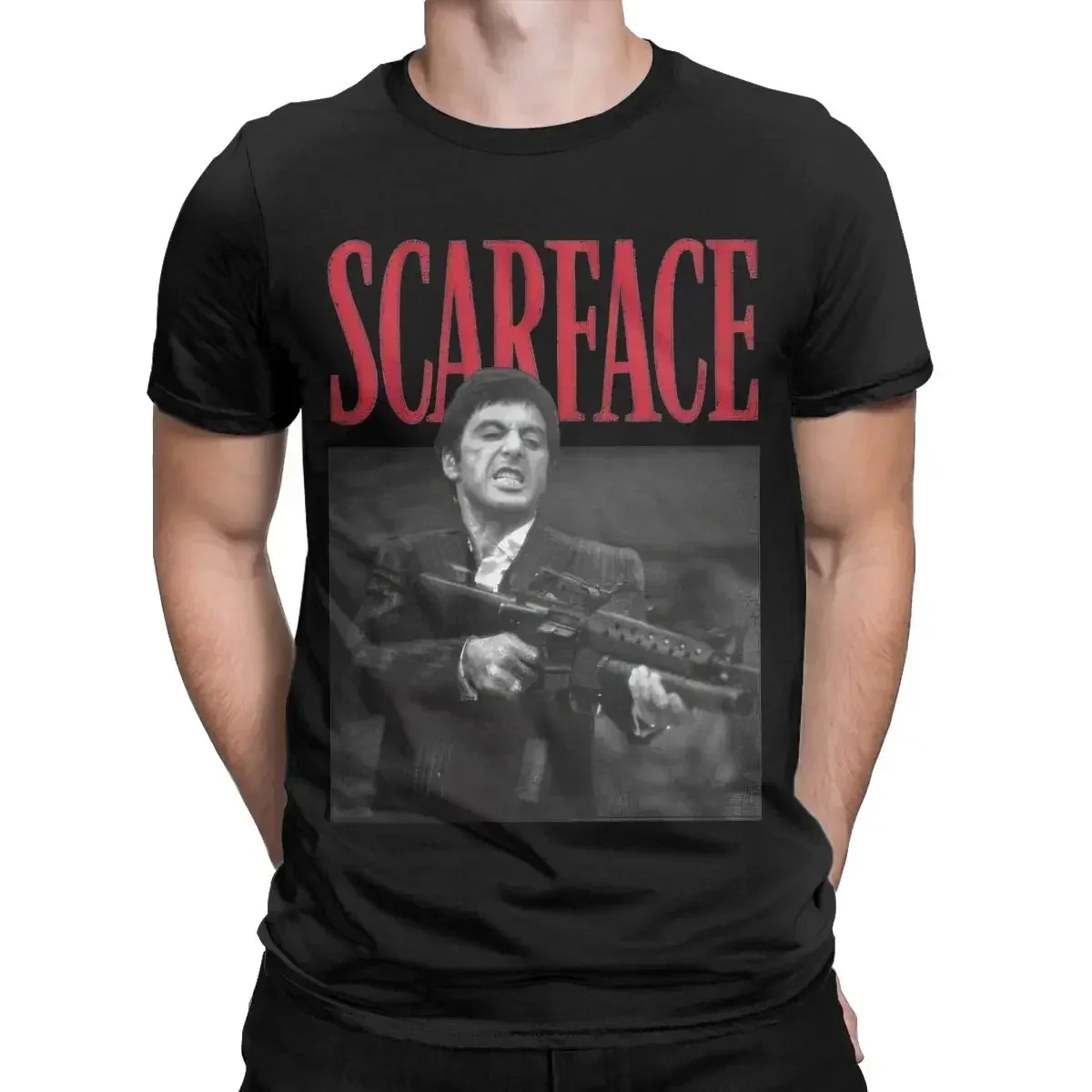 Scarface Movie Al Pacino Outfit Shirt Men Women Tony Montana Vintage Pure  New Arrival Clothing  All-match Classics Unique