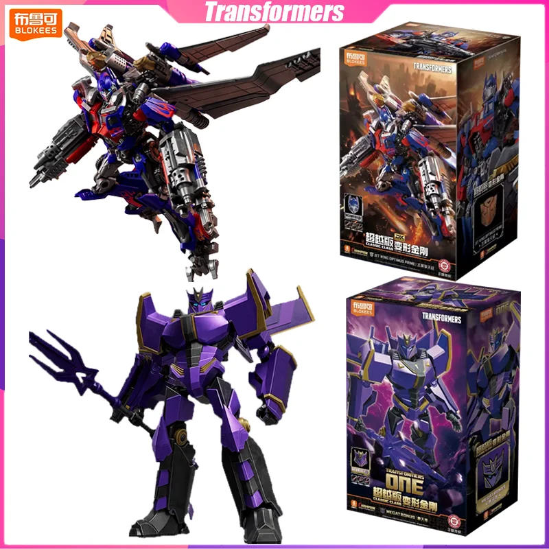 

Строительные блоки Blokees Transformers Optimus Prime The Fallen, украшение для рабочего стола, сборка моделей, игрушки, подарки на день рождения для мальчиков