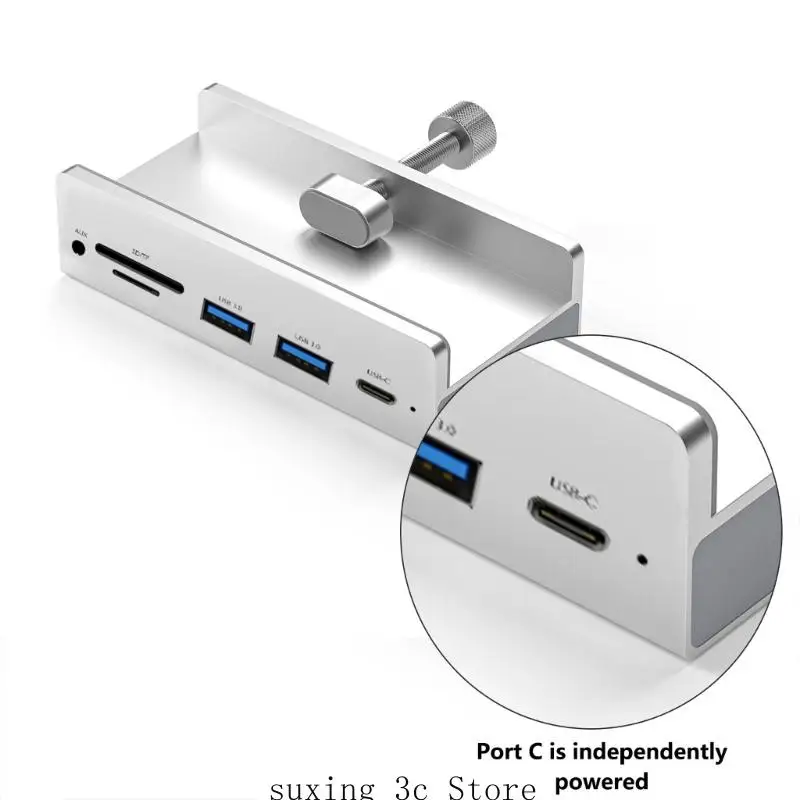 E8BE Aluminium USB3.0 CLIP Docking Station 5Gbps USB Adapter Adaptor Adaptor Transmisi