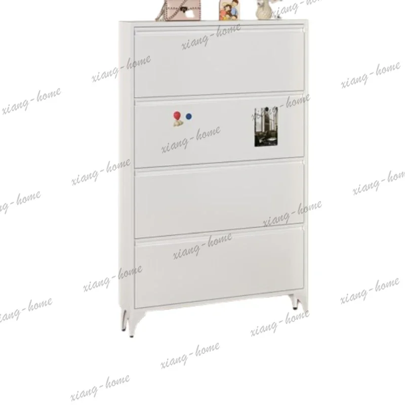 LJY Metal Bamboo Rack Shoe Cabinet Wooden Minimalist Hidden Salon Organizer Shoe Cabinet Storage Rattan Schoenenkast Furniture H
