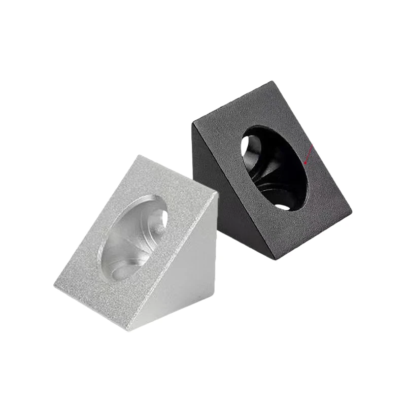 4 قطعة 90 درجة زاوية الزاوية موصل 2020 كتلة الألومنيوم ل V-Slot/C-Beam الألومنيوم النتوءات الشخصي أجزاء الطابعة ثلاثية الأبعاد