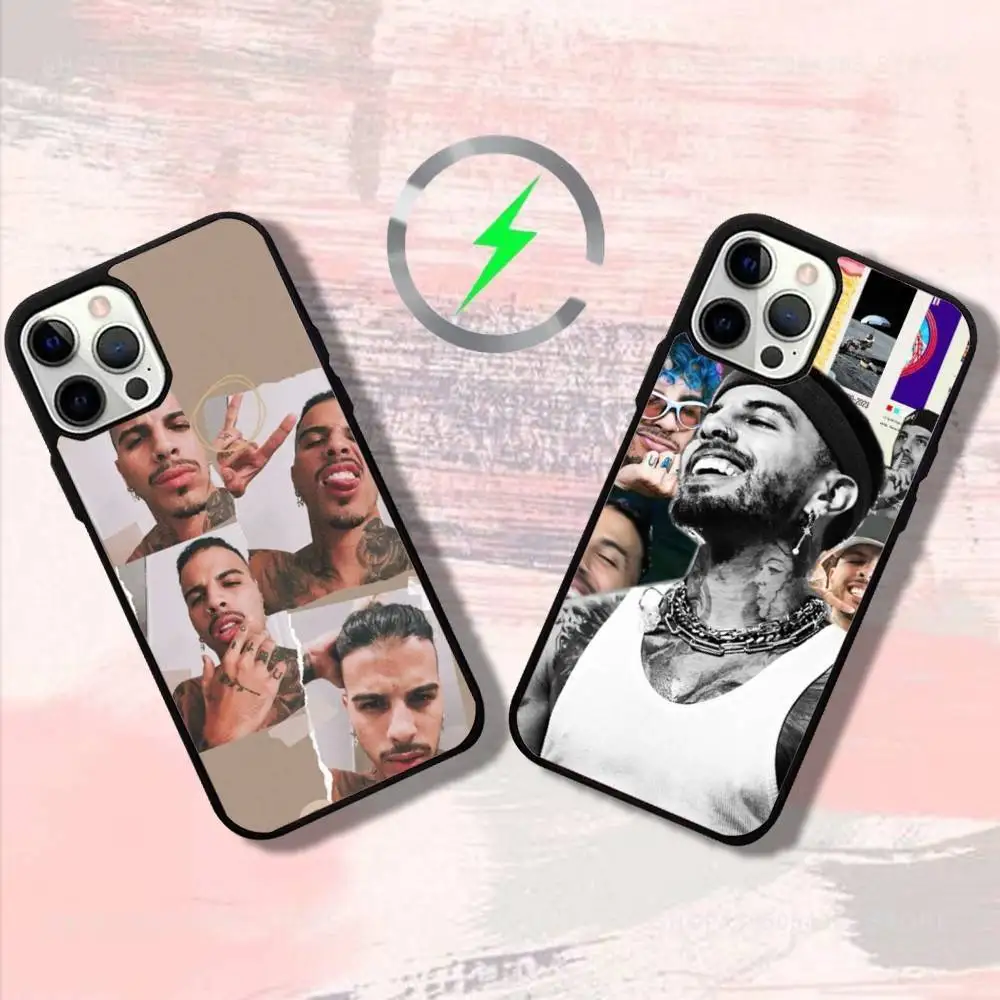 

Singer R-Rauws A-Alejandro Phone Case For iPhone 17,16,15,14,13,12,11,Pro,Max,Plus,Mini,SE4,E Magnetic Magsafe Wireless Charging