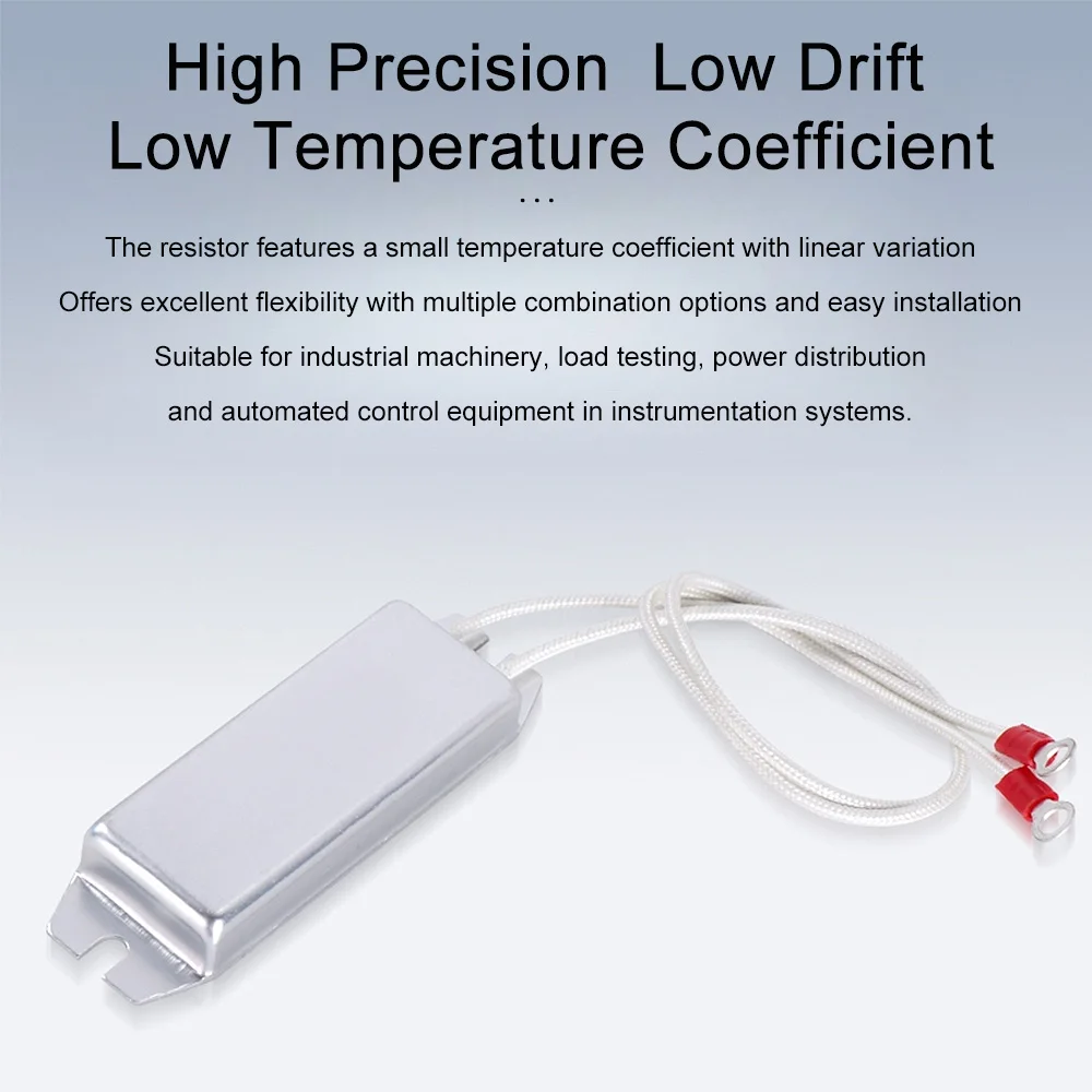 1 Buah RXPC RXG28 Resistor Cangkang Aluminium 60W 5 Ohm 10R 20R 30R 40R 50R 60R 100R Resistor Wirewound Daya Tinggi untuk Elektronik