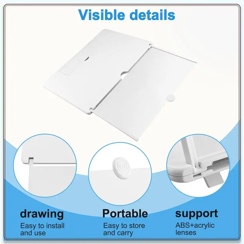 Надежная 16-дюймовая лупа для экрана Усилитель экрана сотового телефона Выдвижной усилитель для сотового телефона Держатель для сотового телефона Экранная лупа, 1