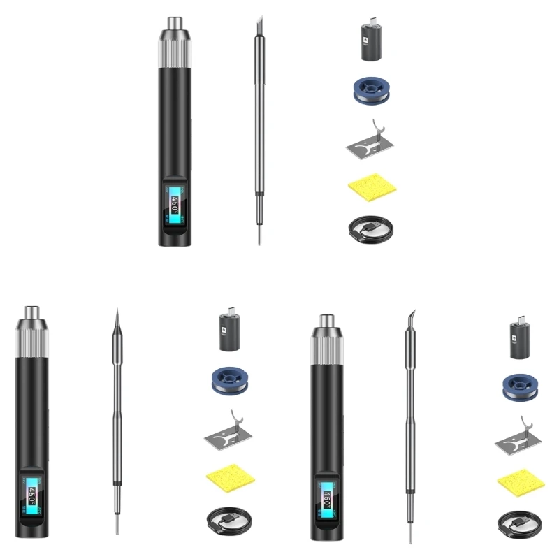 

Quick Heating Soldering Iron 100W with 3 Speed Temperature Adjustment Precise Temperature Control for Component Assembly