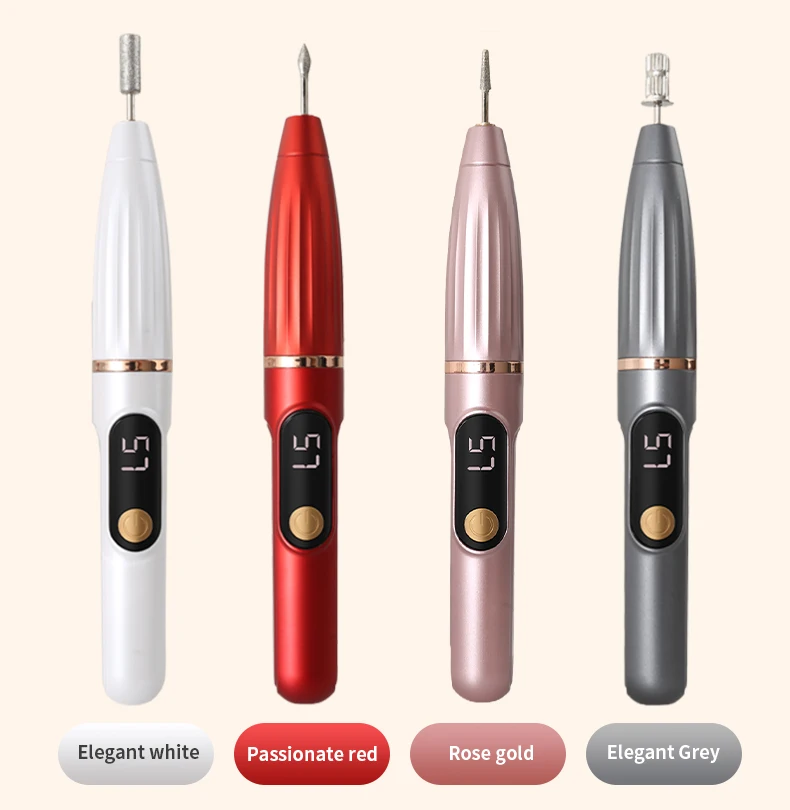 

Electric nail polisher Small tools Nail remover Polishing pen Nail polisher Portable LCD electric nail clipper nail polisher