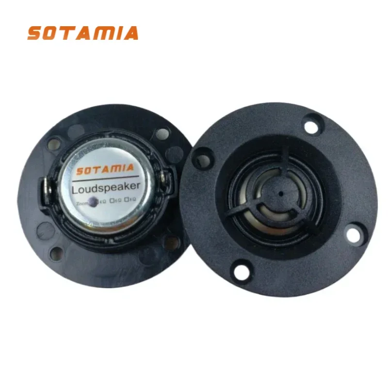 

SOTAMIA 2Pcs 52mm Tweeter Audio Speaker 4 Ohm 15W Titanium Film Treble Loudspeaker Hifi Stereo Home Music Mini Bluetooth Speaker