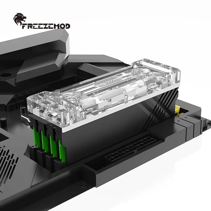 FREEZEMOD Memory Water Cooling Block Support 4 RAM Armor Compatible With Pirate Ship Comb MOD Watercooler Support MEO-PM0A