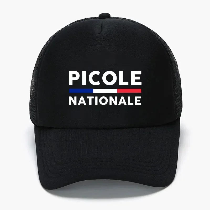 Fashion Picole Nationale Printed Foam Trucker Cap Girl Boy Simmer Sun Beach Snapback Cap Adult Daily Mesh Adjustable Visor Caps