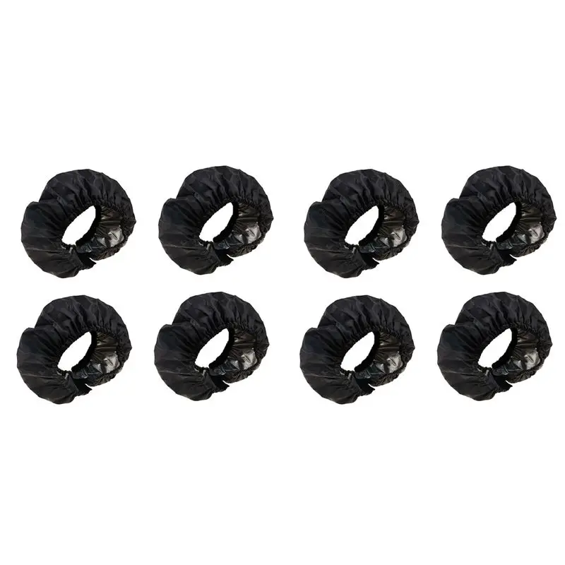 

A63T-8X Baby Stroller Wheel Cover Dustproof Wheelchair Tire Protector Infant Pushchair Pram Wheel Anti-Dirty Cover 25CM