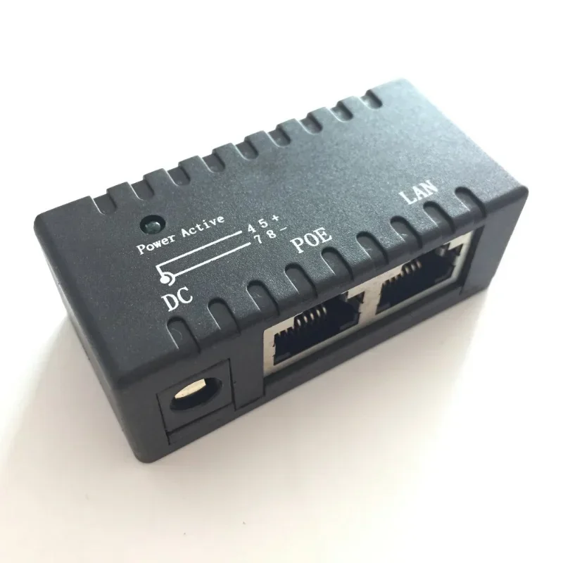 50 قطعة POE001 POE حاقن 2 ميناء RJ45 PoE الفاصل الطاقة عبر إيثرنت التبديل محول الطاقة لكاميرا CCTV IP ل HD AVI CVI