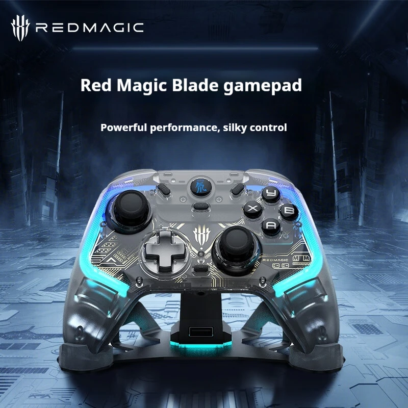 

Redmagic Gamepad Wireless Three Mode Controller Hall Effect Rgb Support Pc/Steam/Switch Game Customized Accessories For Gamer