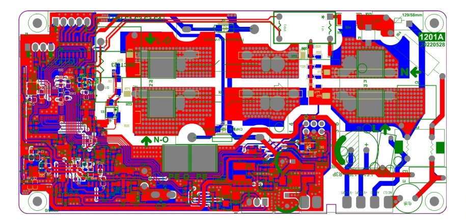 モード 2 AC EU 標準 EV 充電ステーション コントローラ PCB 回路基板充電器コントローラ