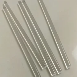 2mm to 100mm High Purity Silica Quartz glass solid Rod bar For Smelting,Casting ,Scientific research