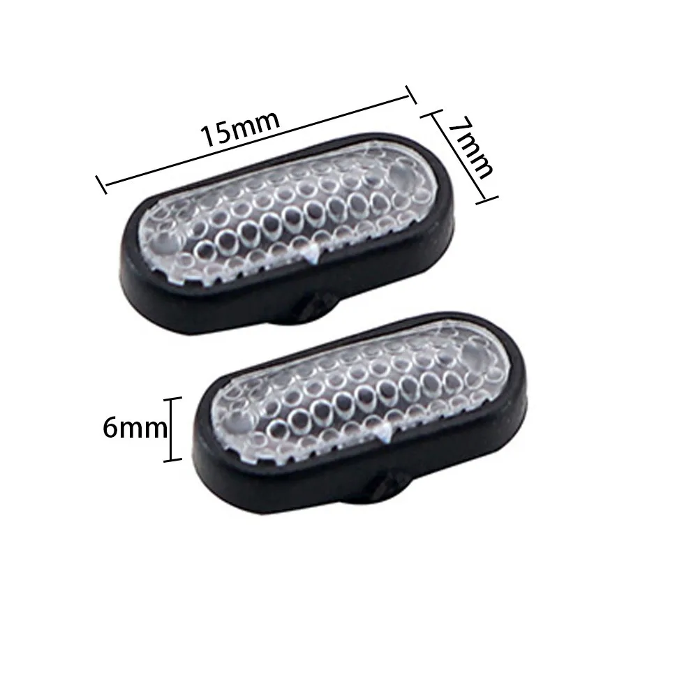 1 Pair Turn Signal 1/10 1/14 Rc Crawler Car For Traxxas Trx4 D90 D110 Rc4wd Scx10 90046 TAMIYA 90053 Yikong Rgt Axial Width Lamp