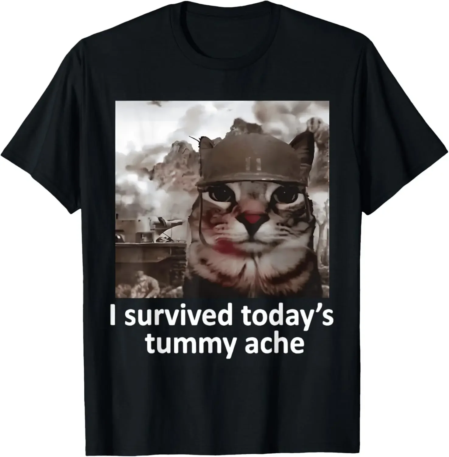 I Survived Today&apos;s Tummy Ache T-Shirt