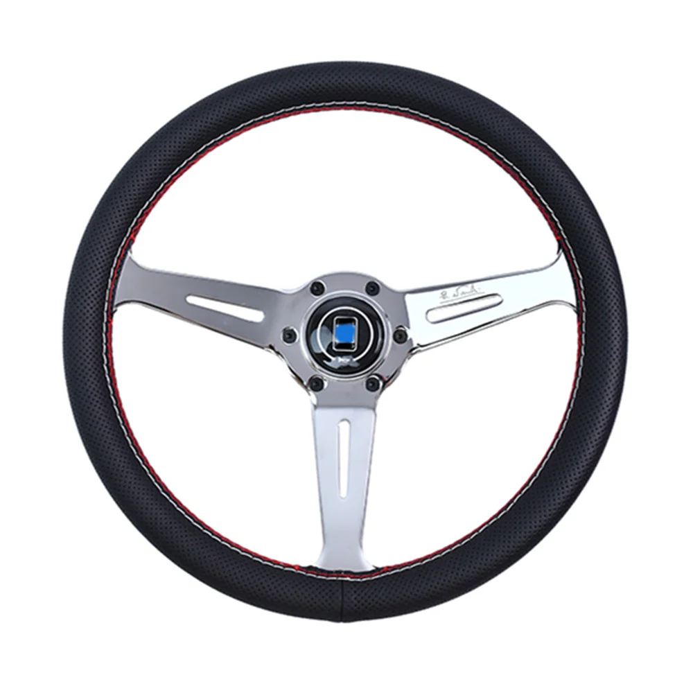 

Universal ABS Car steering Wheel Black color retro sports steering wheel