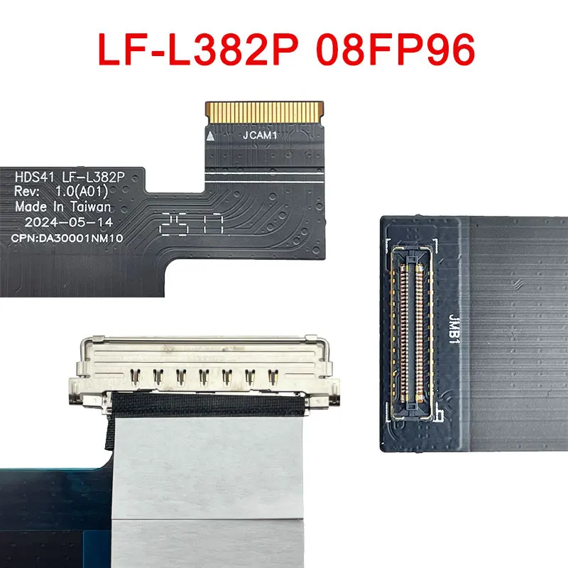 

Новый кабель FPC для ЖК-дисплея OLED для ноутбуков Dell Alienware X14 R1 P150G P150G002 HDS41 LF-L382P DA30001NM10 8FP96 08FP96