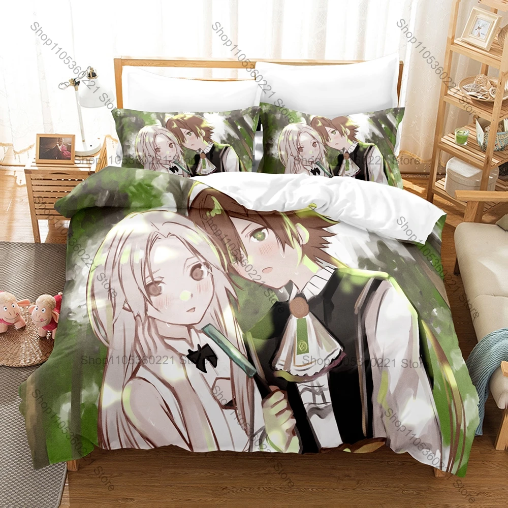 Olympia Soiree Duvet Cover + 2 Pillowcases, Otome Game Print Bedding Set Soft Fabric for Game Fans Decor & Gift