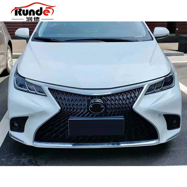 Runde Suitable for 19+ Toyota Corolla Modified Lexus Body Kit Front  Rear Bumper Sports Kit Grille Exhaust