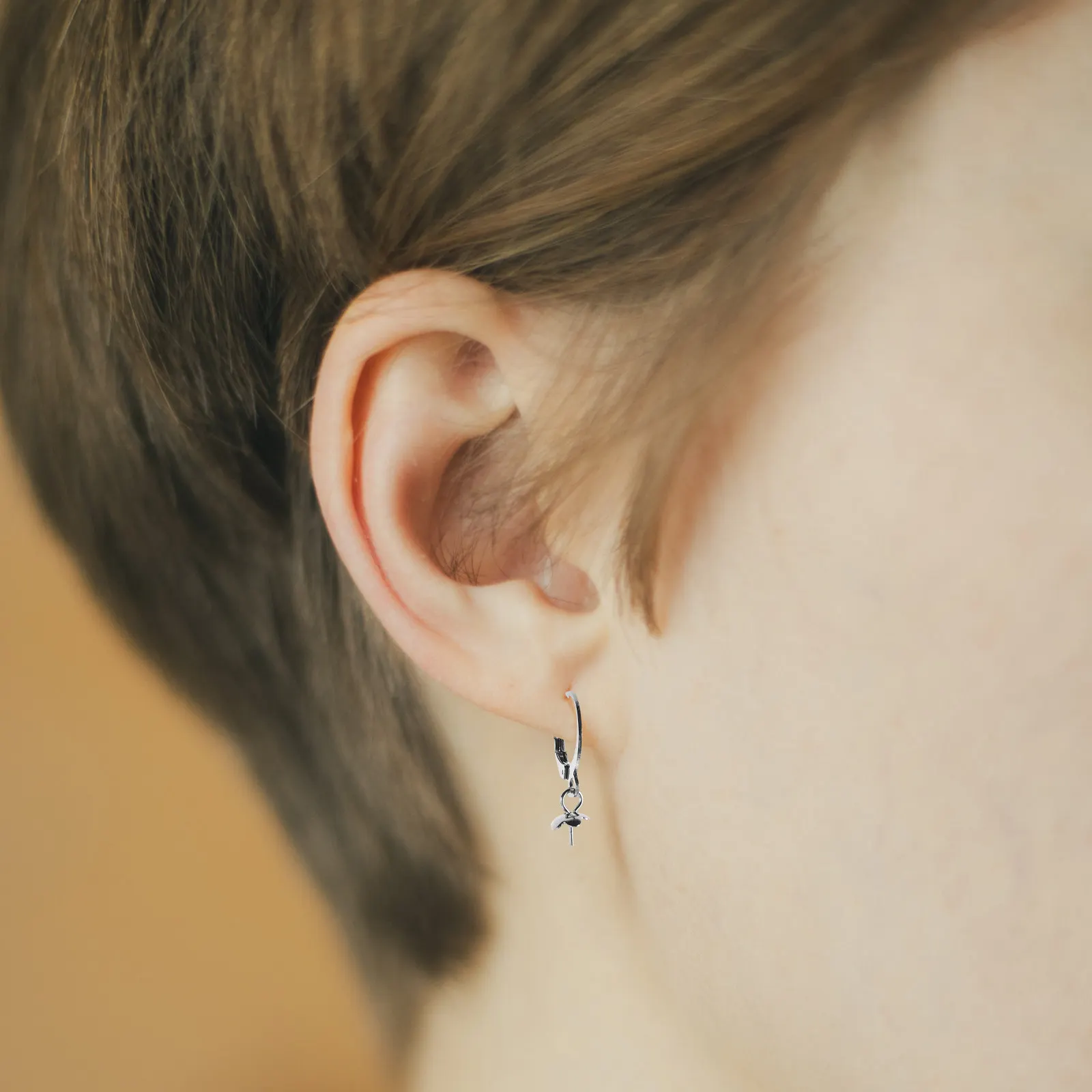 

40Pcs Stainless Steel French Hook Earring Components Ergonomic Round Lever Back Ear Wires for DIY Earring Making Supplies