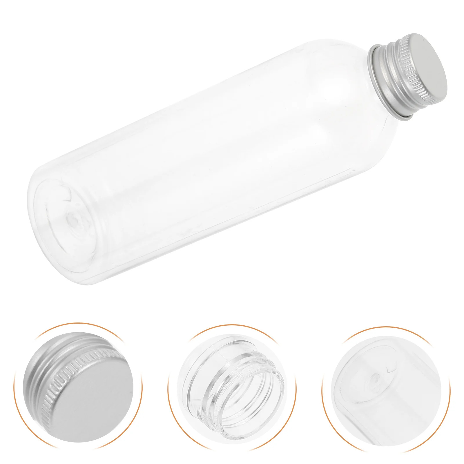 

10Pcs Convenient Juice Bottles Leak Proof Plastic Containers for Storing Milk Water and Beverages Clear Bottles