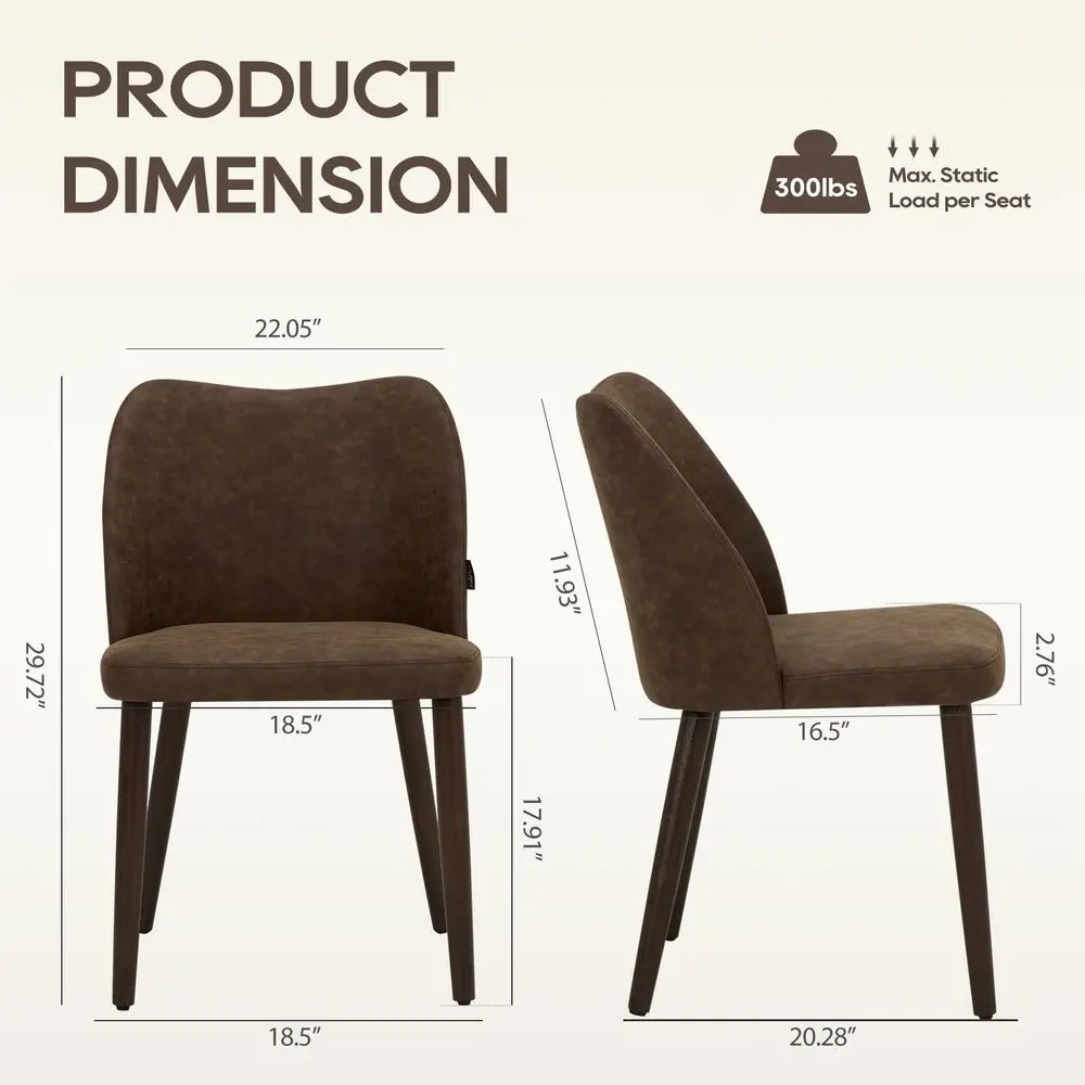 

Dining Chairs Set of 4, holstered Kitchen Dining Room Chair, Modern Fabric Farmhouse Dinner Chair for Restaurant amp Cafe, Da