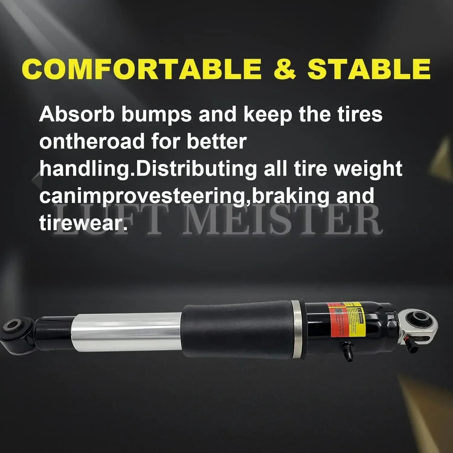 Rear Shock Absorber for Cadillac Escalade / Chevrolet Avalanche Suburban 1500 / GMC Yukon 1500 Air Struts 23487280 19302786
