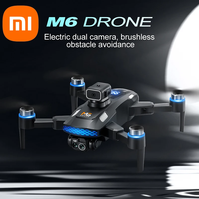 Xiaomi M6 Drone Professional 8K Dual Aerial Photography Camera With Screen Remote Control Brushless Motor Quadrotor Helicopter