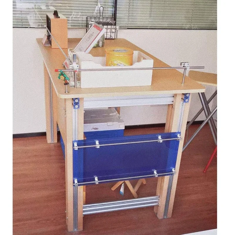 Birch ocean plate aluminum profile computer desk, simple and modern desk