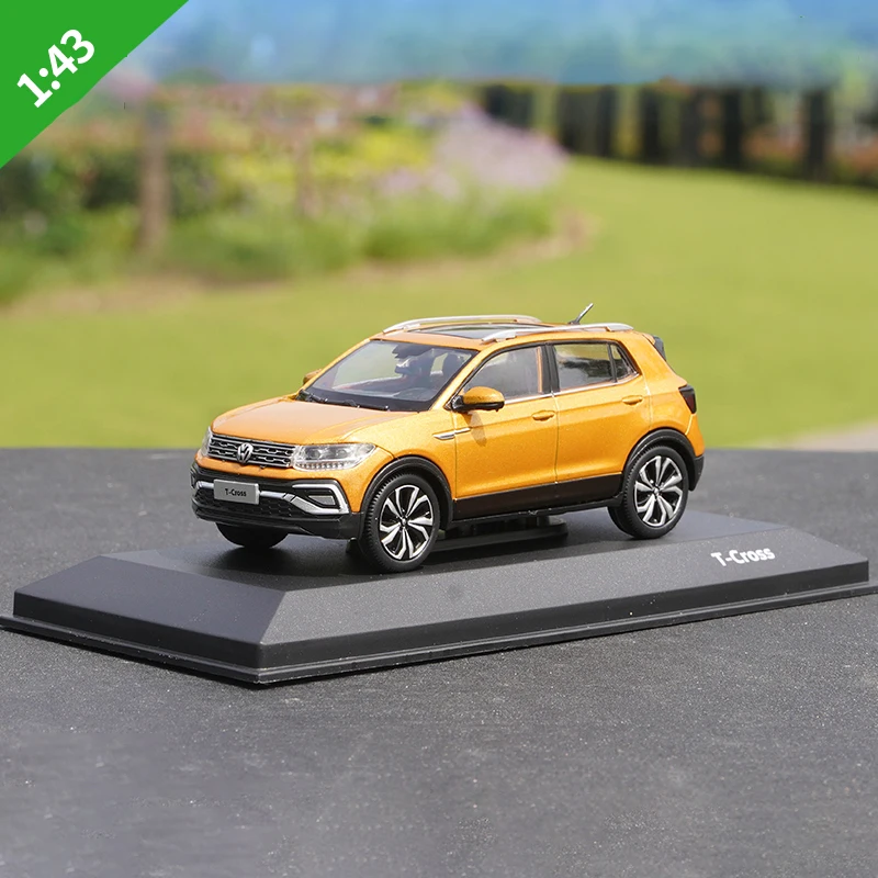 

1:43 T-Cross внедорожник из сплава, литье под давлением и игрушечный транспорт, модель автомобиля, миниатюрная масштабная модель автомобиля, игрушки для детей