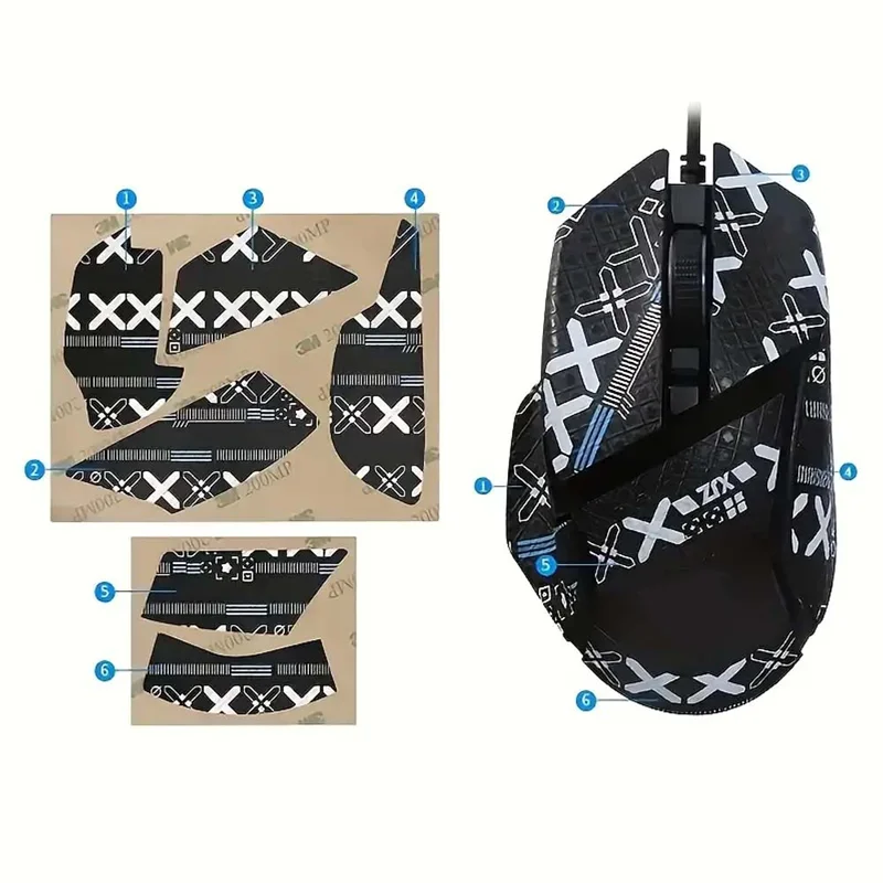 High Performance Anti Slip Mouse Sticker For Razer Basilisk V3 PRO Sweat Absorbing, Ideal For E Sports Gamers